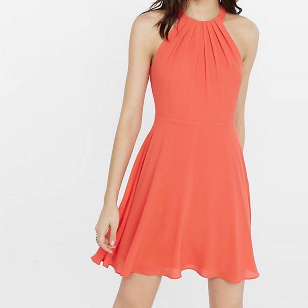 Express red dress